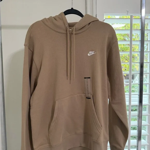 Nike Beige Hoodie - Picture 1 of 4